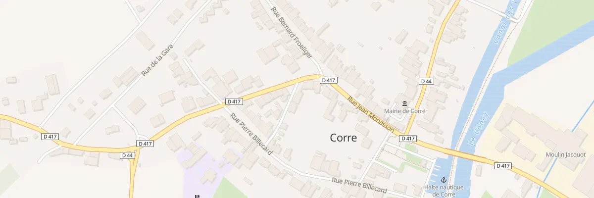 Plan du 1 Rue Charriere des Fosses à Corre