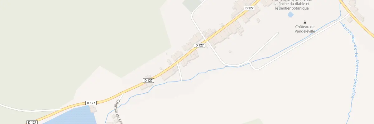 Plan du 39 Rue de l’Etang à Vandeléville
