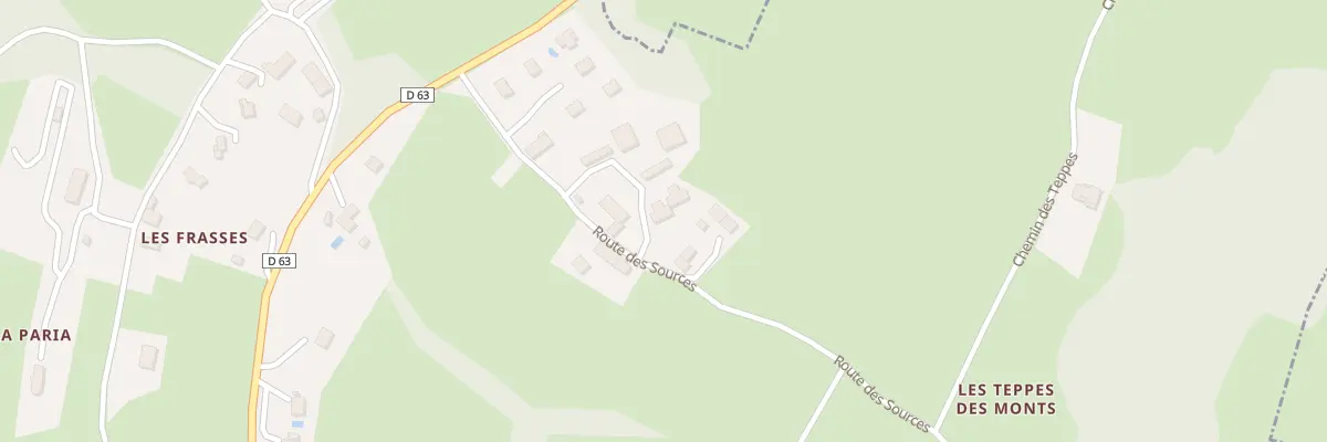 Plan du 50 All de la Chenaie à Chainaz-les-Frasses