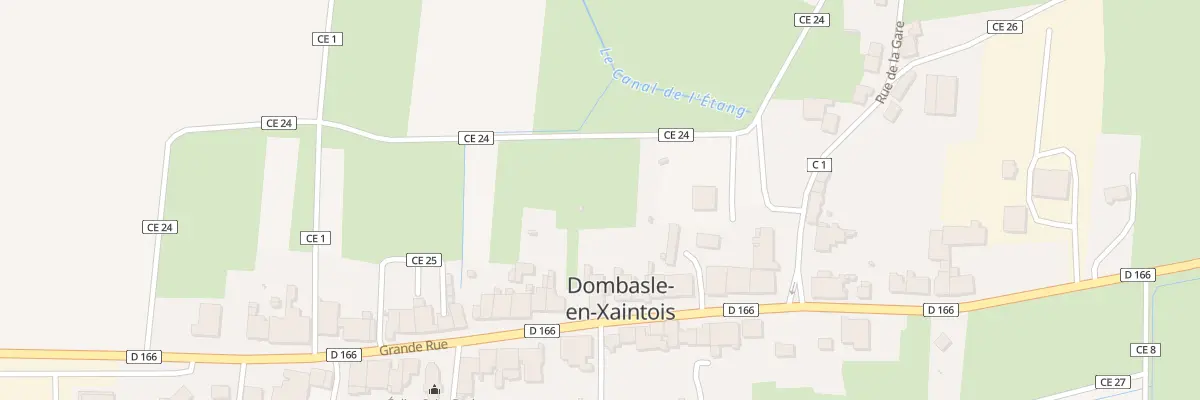 Plan du 30 Gr Grande Rue à Dombasle-en-Xaintois