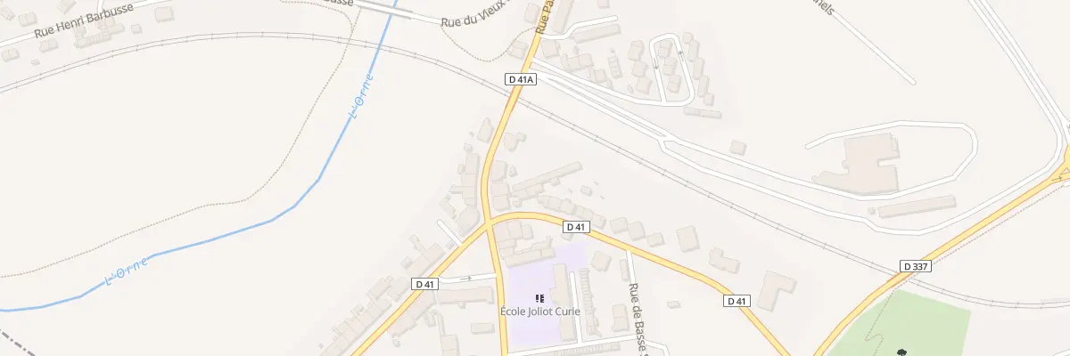 Plan du 4 Rue Pasteur à Homécourt