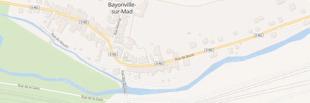 Plan du 11 Rue de Biard à Bayonville-sur-Mad