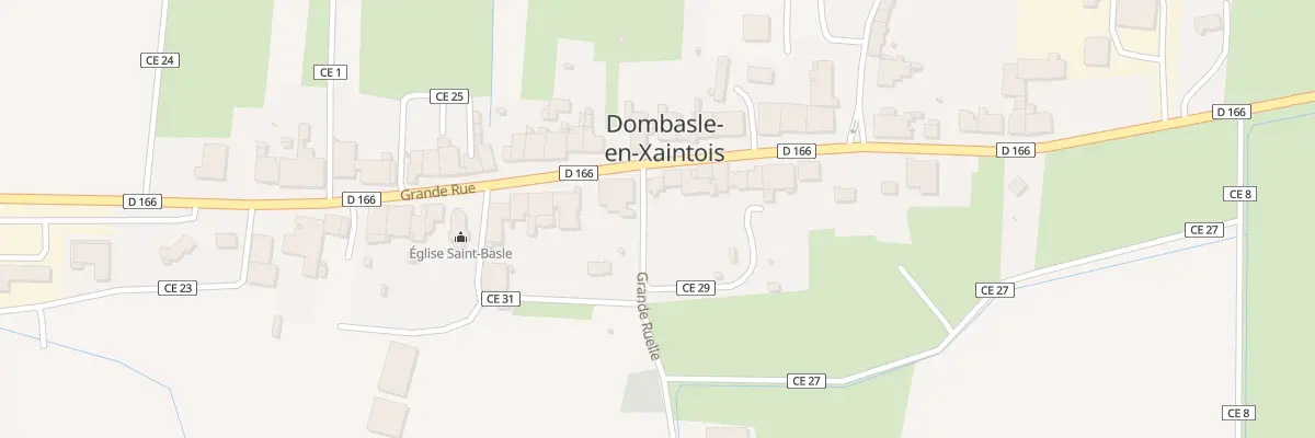 Plan du 25 Gr Grande Rue à Dombasle-en-Xaintois