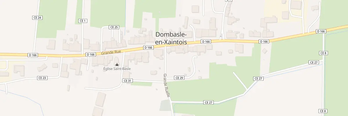 Plan du 23 Grande Rue à Dombasle-en-Xaintois