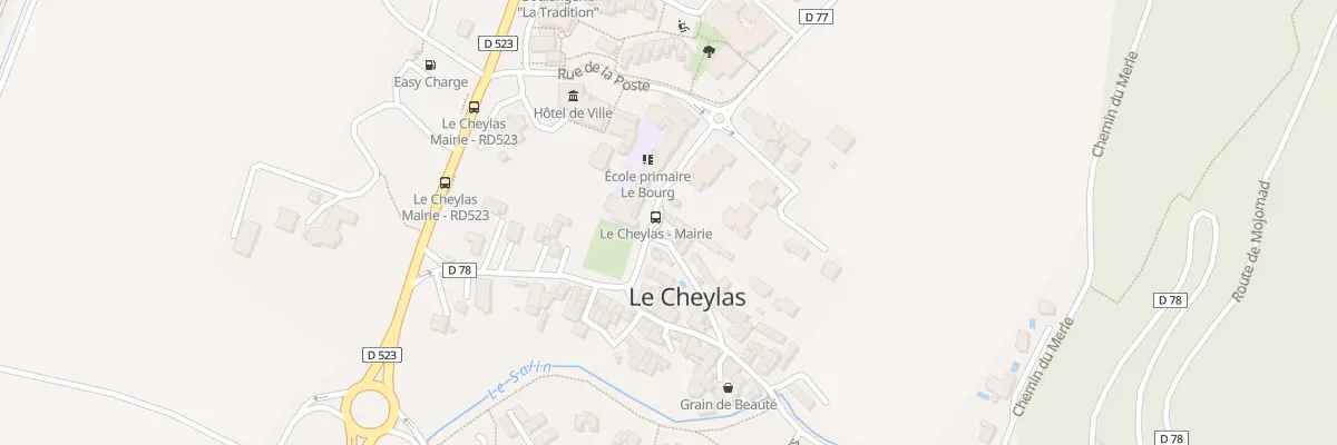 Plan du 1 Rue de la Gorge au Cheylas