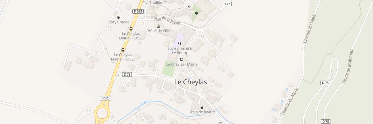 Plan du 3 Rue de la Gorge au Cheylas