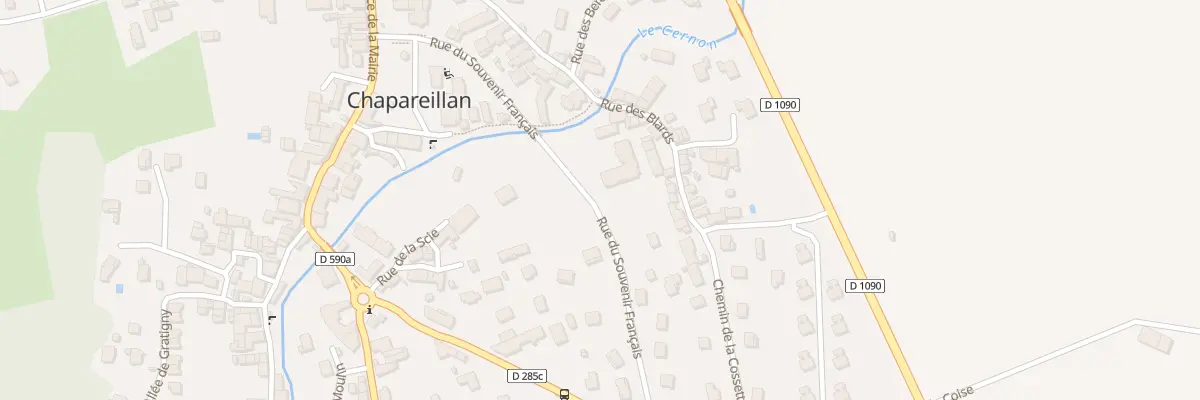 Plan du 159 Rue du Souvenir Français à Chapareillan
