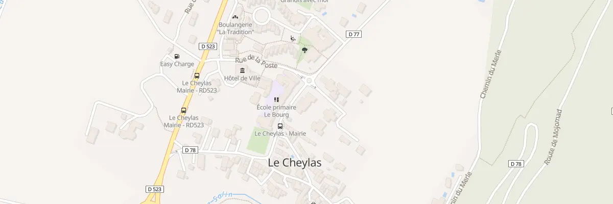 Plan du 264 Rue de l’Hôtel de Ville au Cheylas