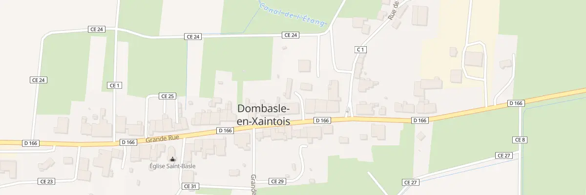 Plan du 22 Gr Grande Rue à Dombasle-en-Xaintois