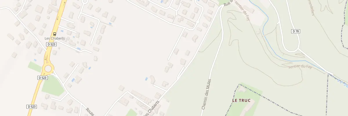 Plan du 569 Rue des Celliers au Cheylas
