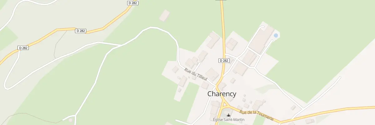 Plan du 4 Rue du Tilleul à Charency