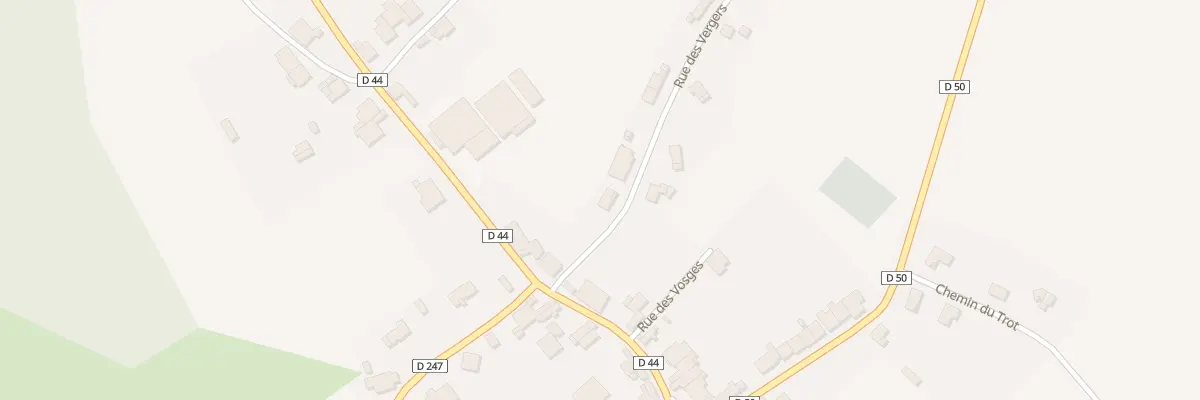 Plan du 3 Rue des Vergers à Vougécourt