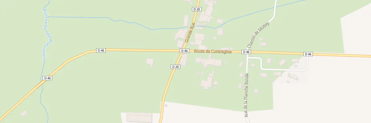 Plan du 2 Rte de Contreglise à Venisey