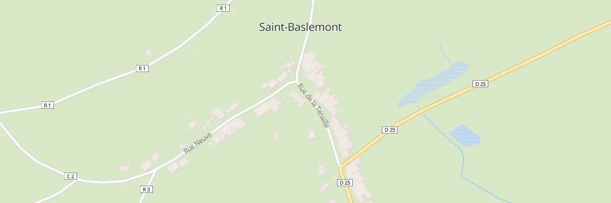 Plan du 70 Rue de la Tenaille à Saint-Baslemont
