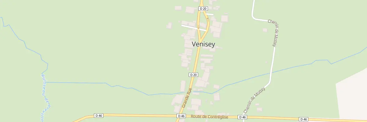 Plan du 7 Grande Rue à Venisey