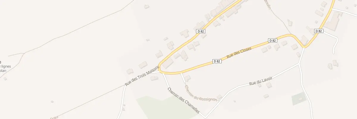 Plan du 27 Rue des Trois Maisons à Prény