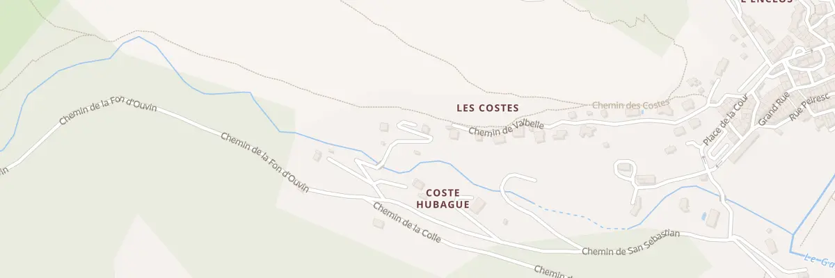 Plan du 400D Che de la Colle à Belgentier