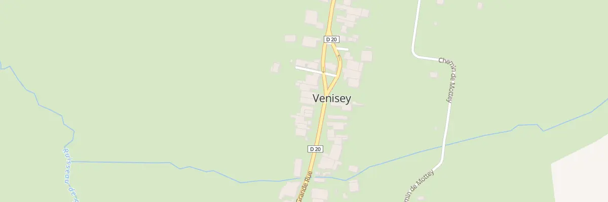 Plan du 11 Grande Rue à Venisey