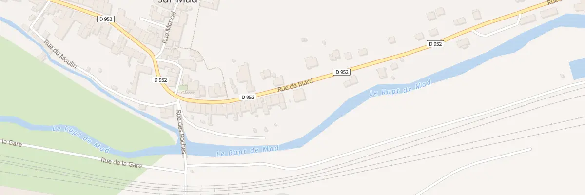 Plan du 38 Rue de Biard à Bayonville-sur-Mad