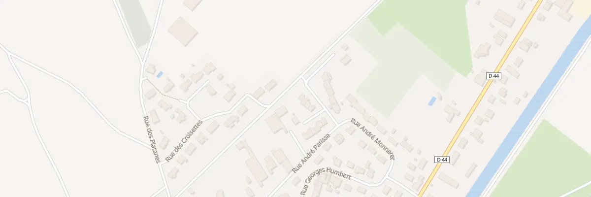 Plan du 7 Rue Andre Monneret à Corre