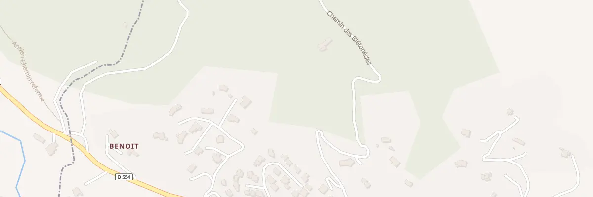 Plan du 9220 Les Blétonèdes à Belgentier