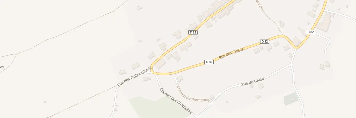 Plan du 25 Rue des Trois Maisons à Prény
