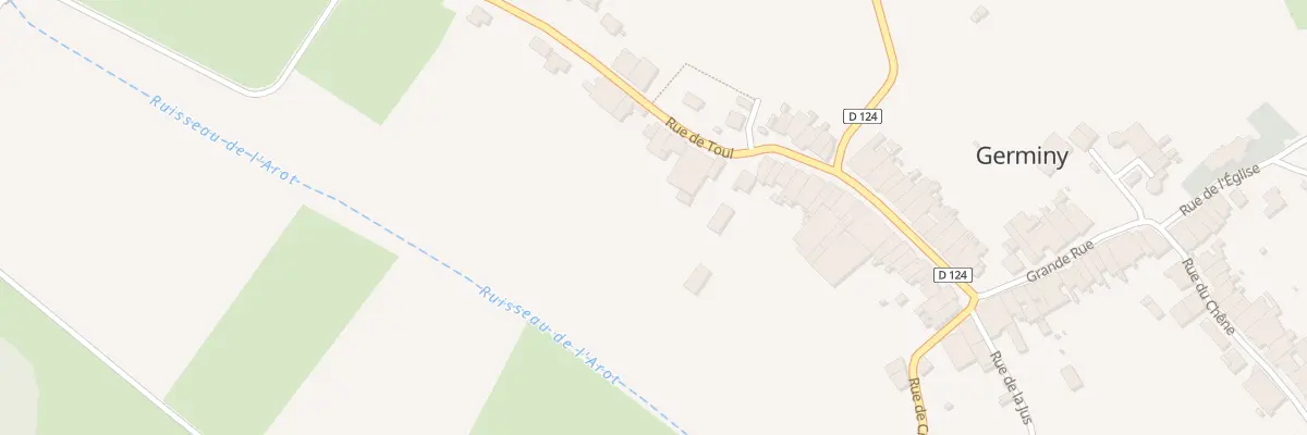 Plan du 12 Rue de Toul à Germiny