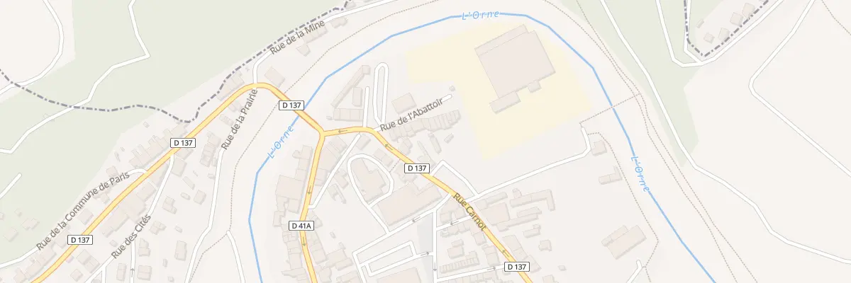 Plan du 12 Rue de l’Abattoir à Homécourt