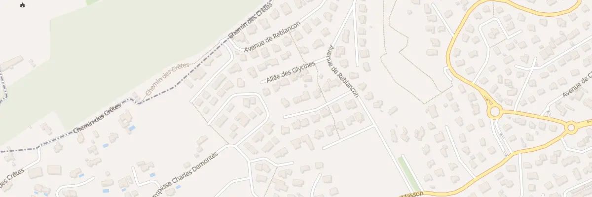 Plan du 96 All des Mésanges à La Garde