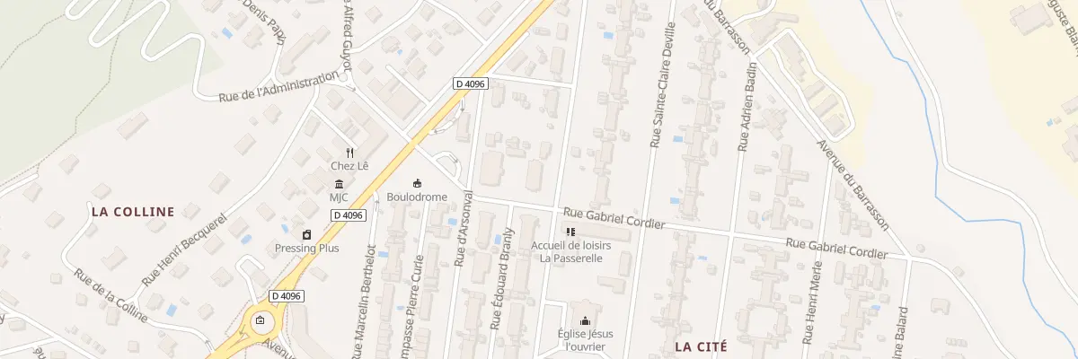 Plan du 13 Rue Emile Boyoud à Château-Arnoux-Saint-Auban