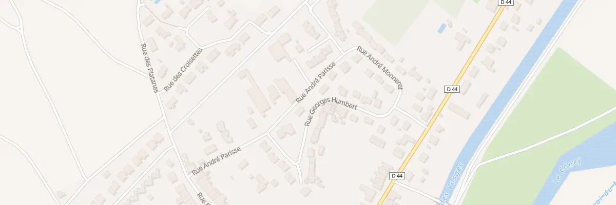 Plan du 14 Rue Georges Humbert à Corre