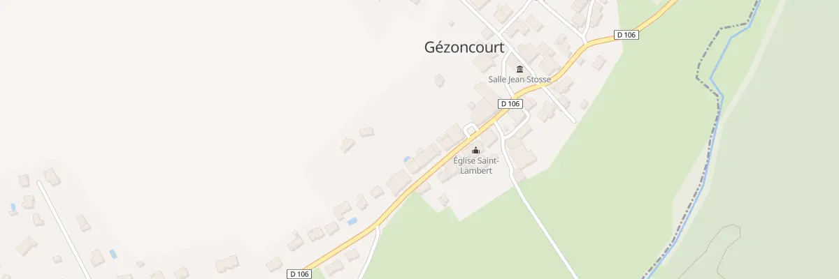 Plan du 16 Rue de la Petite Suisse à Gézoncourt