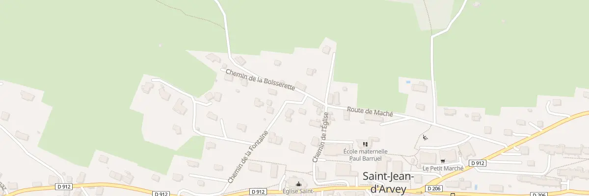 Plan du 54 Che de la Boisserette à Saint-Jean-d’Arvey