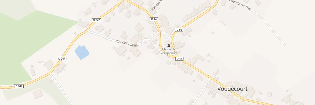 Plan du 1 Rue des Canes à Vougécourt