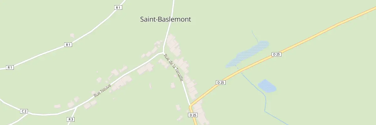 Plan du 91 Rue de la Tenaille à Saint-Baslemont