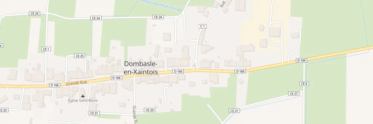 Plan du 16 Gr Grande Rue à Dombasle-en-Xaintois