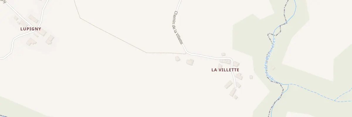 Plan du 630 Che de la Villette à Boussy