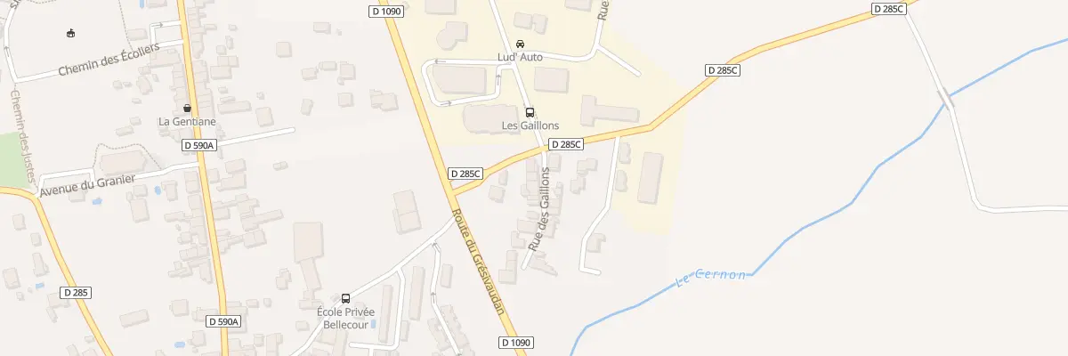 Plan du 22 Rue des Gaillons à Chapareillan