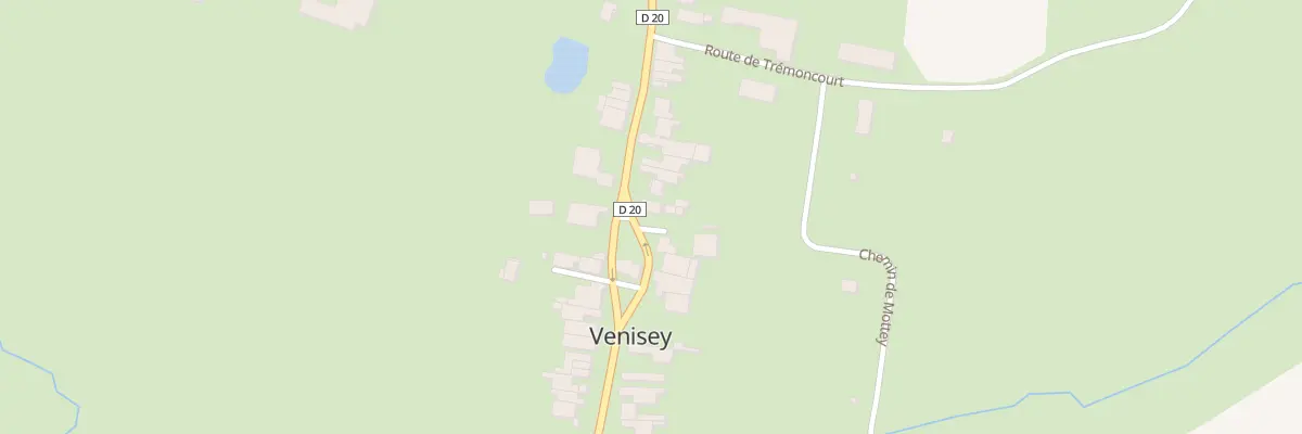 Plan du 34 Grande Rue à Venisey