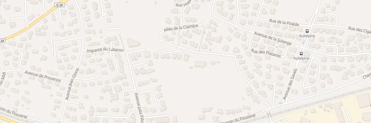 Plan du 3 All de la Clairière à La Garde