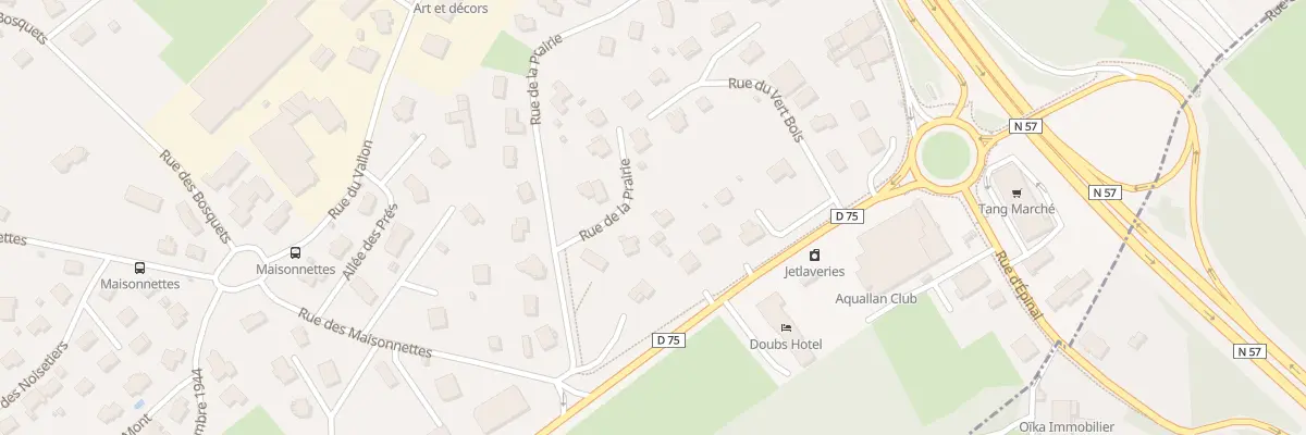 Plan du 4 Rue de la Prairie à École-Valentin