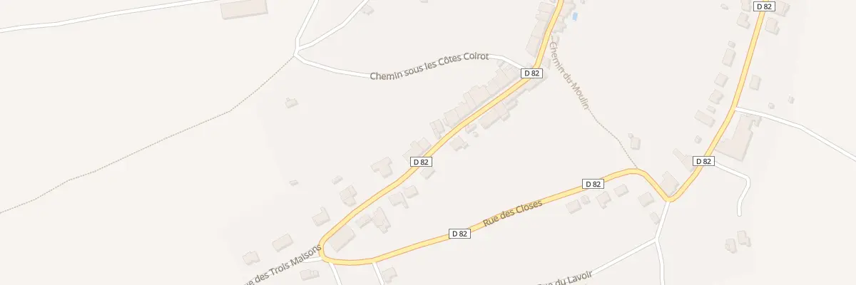Plan du 16A Rue des Trois Maisons à Prény