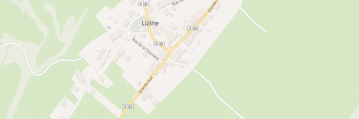 Plan du 1 Rue de la Tendue à Lizine