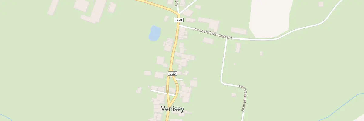 Plan du 40 Grande Rue à Venisey