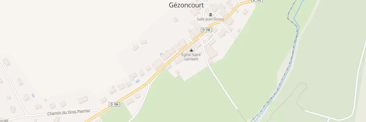 Plan du 9 Rue de la Petite Suisse à Gézoncourt