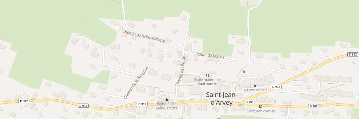 Plan du 161 Che de l’Église à Saint-Jean-d’Arvey