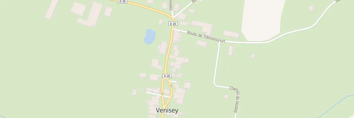 Plan du 42 Grande Rue à Venisey