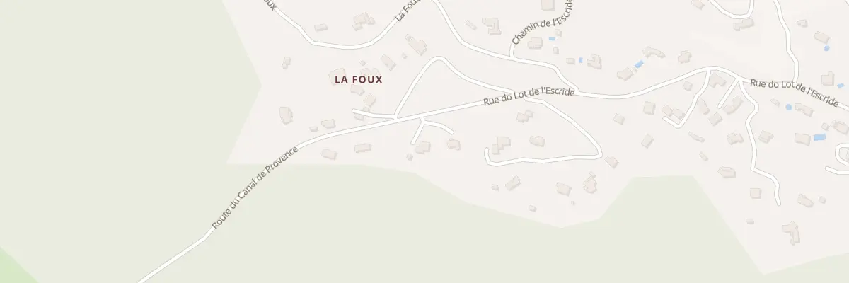 Plan du 1402 Rue du Lot de l’Escride à Belgentier