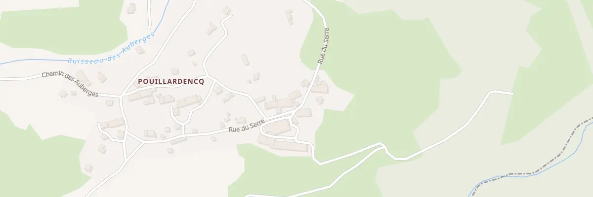 Plan du 5033 Pouillardenq au Glaizil