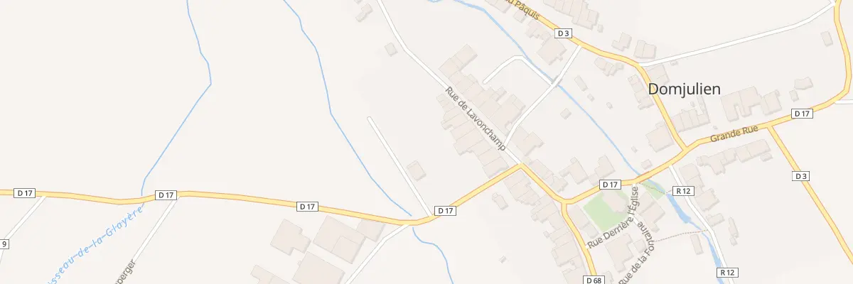 Plan du 151 Rue de Lavonchamp à Domjulien